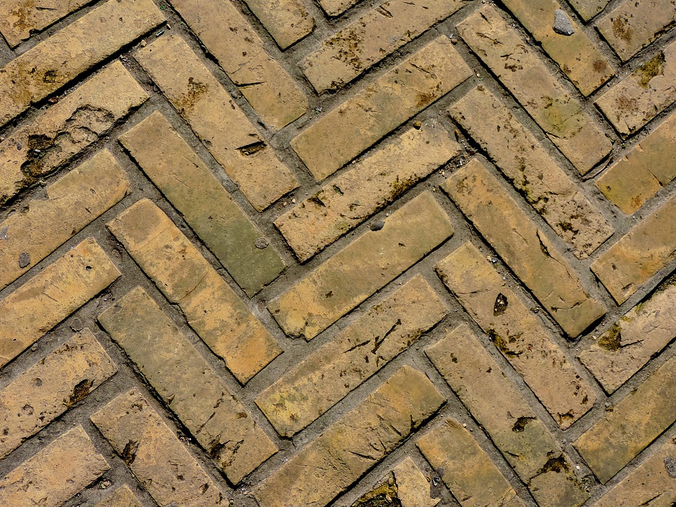 Brick texture surface