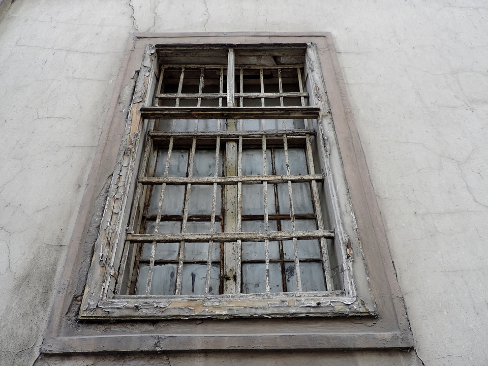 Cast Iron window old photo