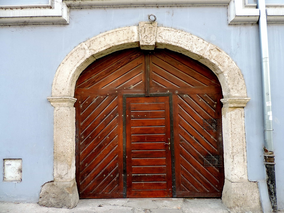 Carpentry front door handmade photo