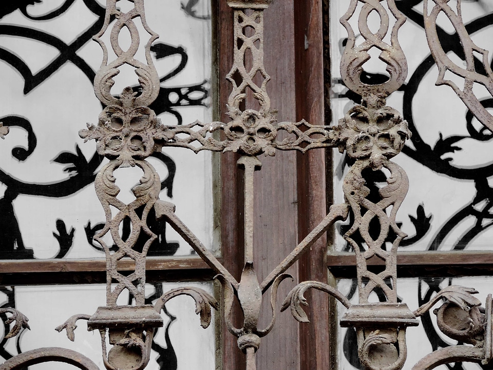 Cast Iron catholic cross