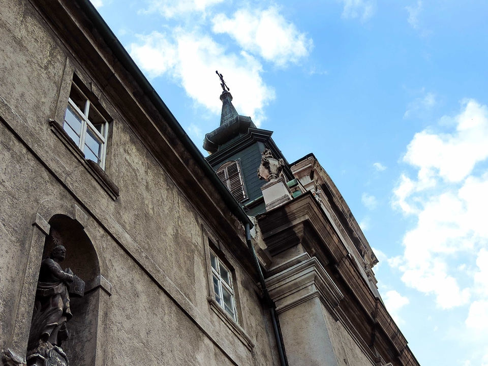 Baroque blue sky catholic