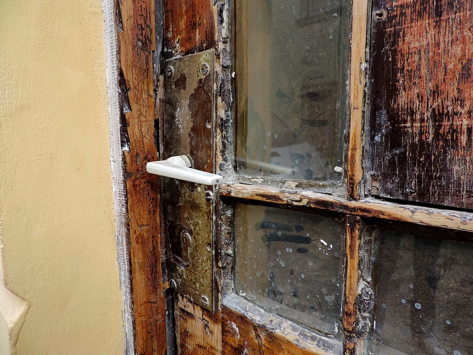 Front Door abandoned house photo