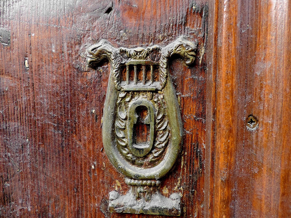 Front Door old iron photo