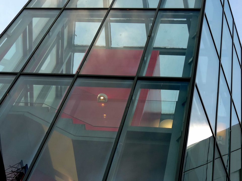 Lamp transparent window