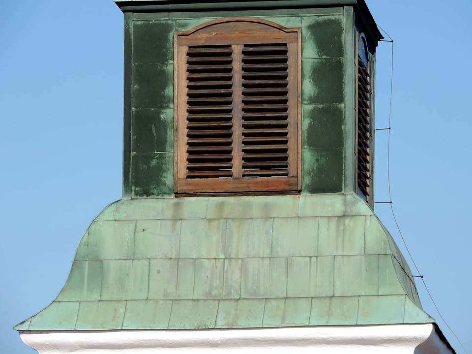 Church Tower copper architecture