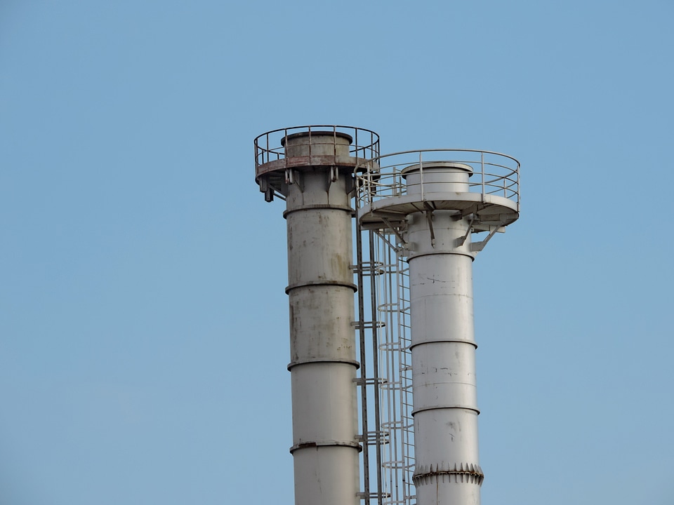Chimney tower water tower