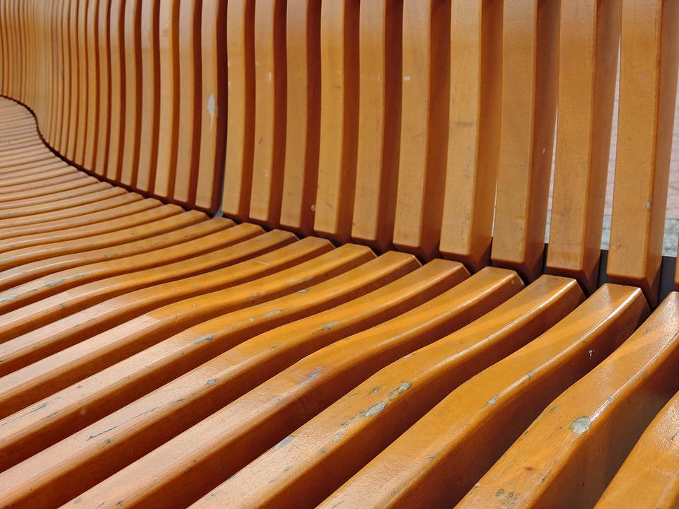 Bench furniture wood photo