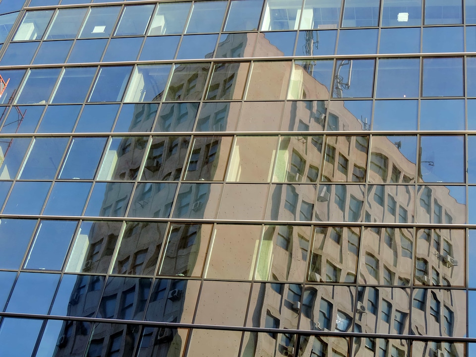 Perspective reflection business photo