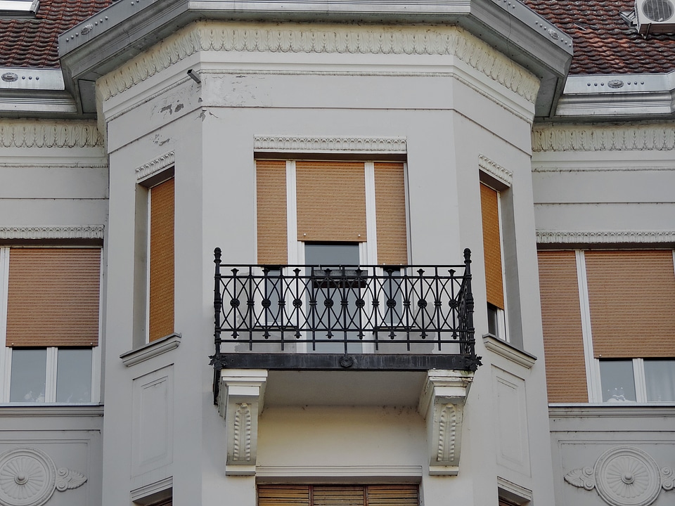 Balcony architecture house