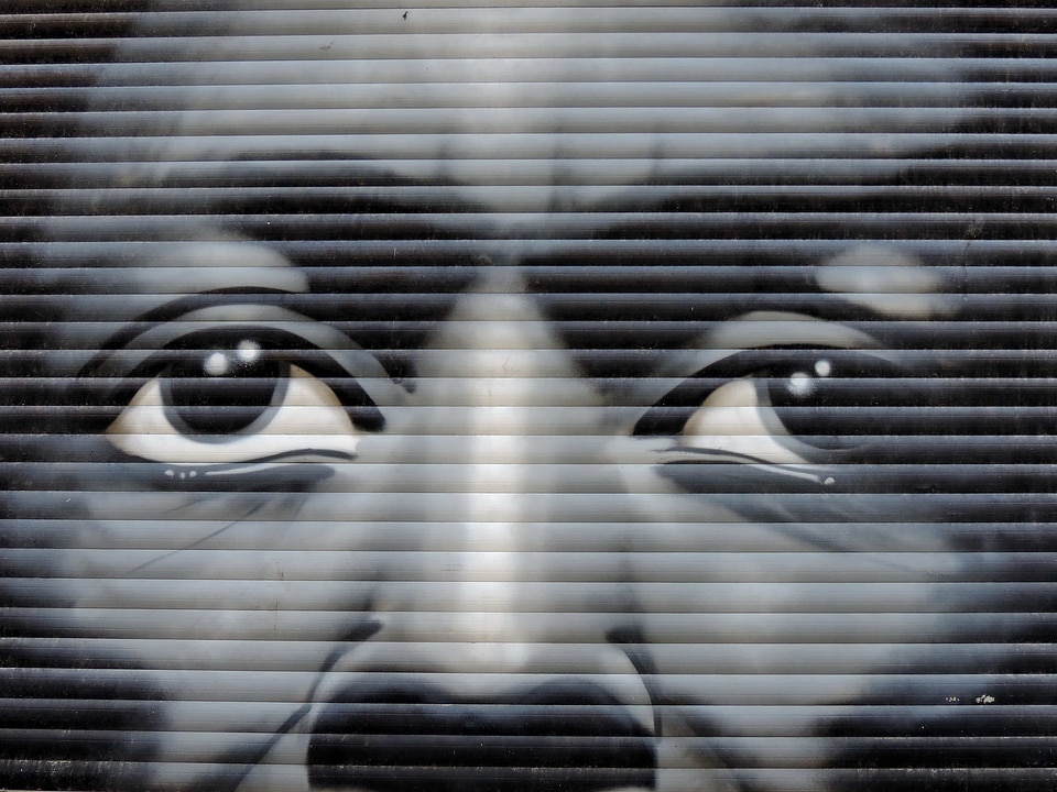 Black And White eye eyeball