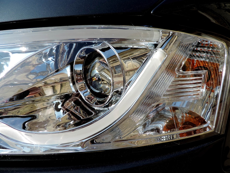 Chrome headlight light