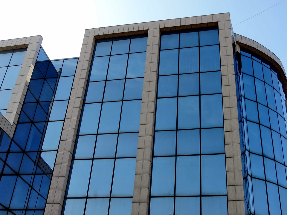 Glass window city