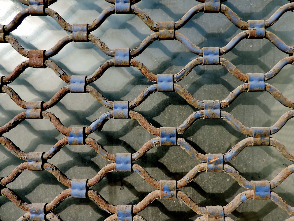 Cast Iron glass metal