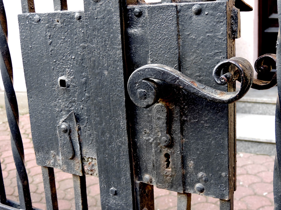 Cast Iron front door gate