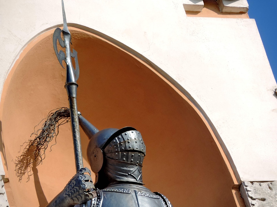 Cast Iron knight shield