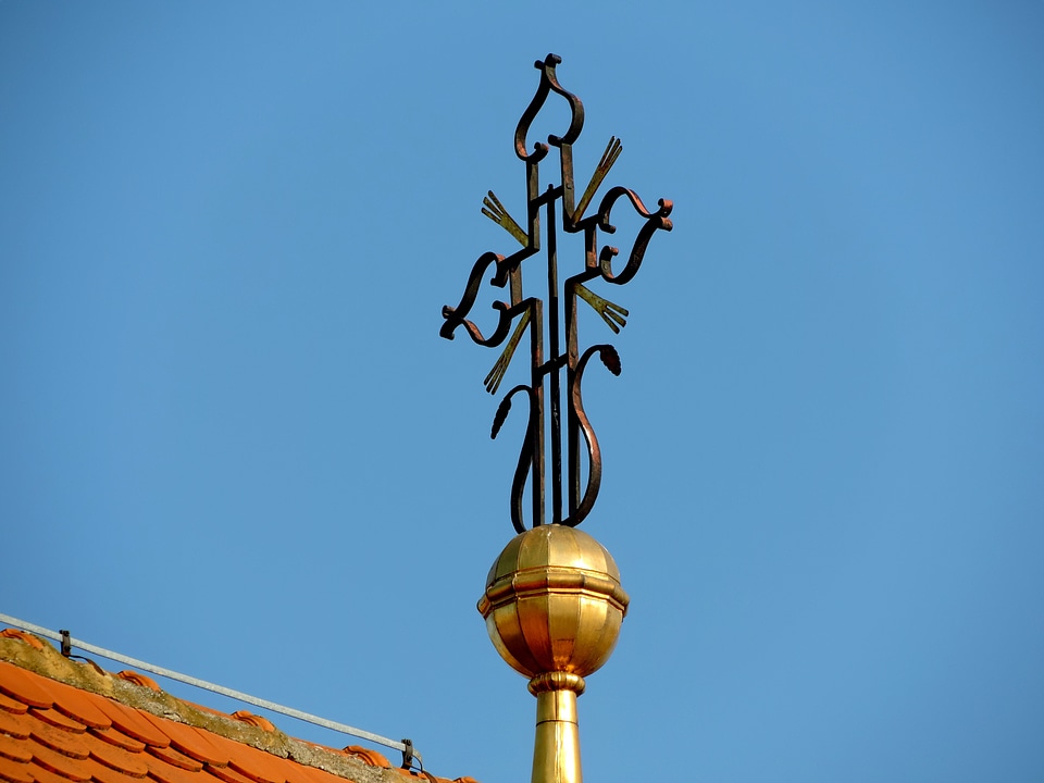 Cast Iron cross orthodox
