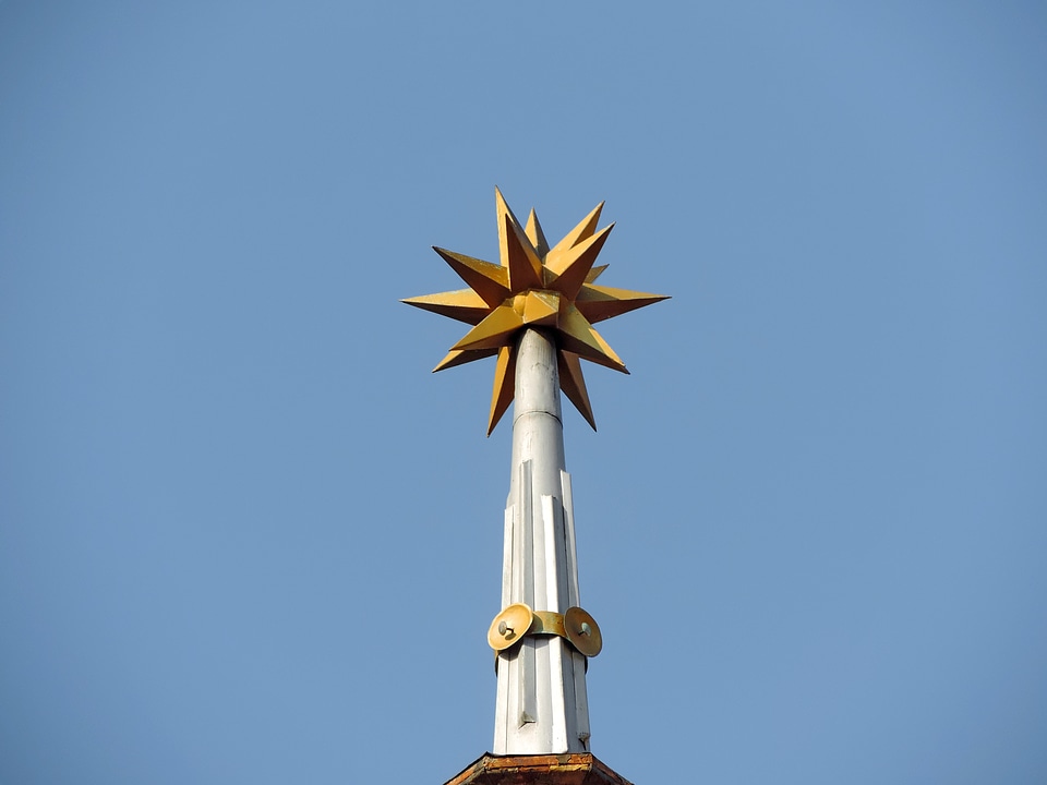 Church Tower sculpture outdoors