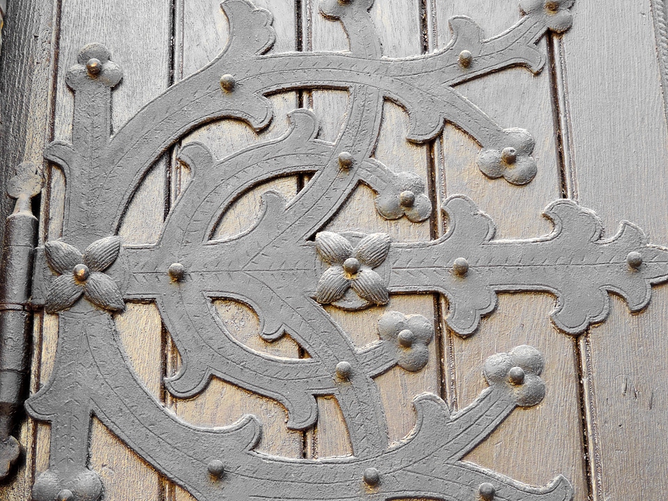 Baroque cast iron detail