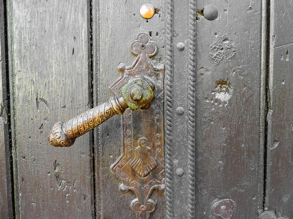 Arabesque baroque front door