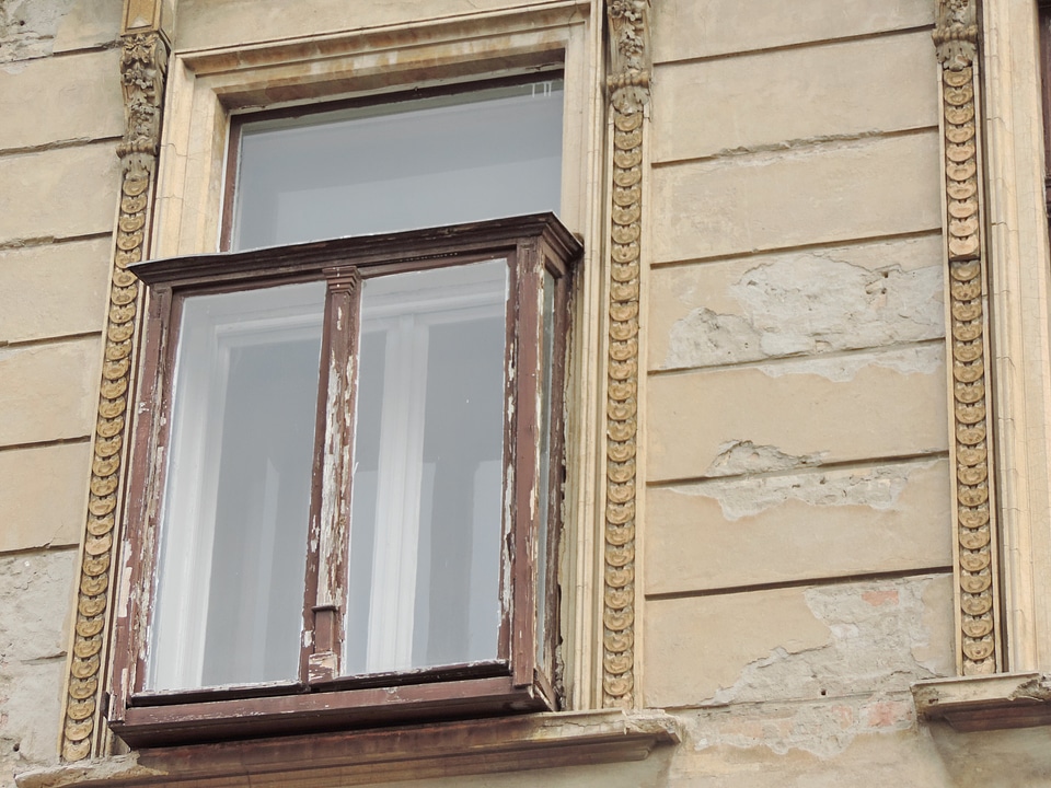 Antique retro window