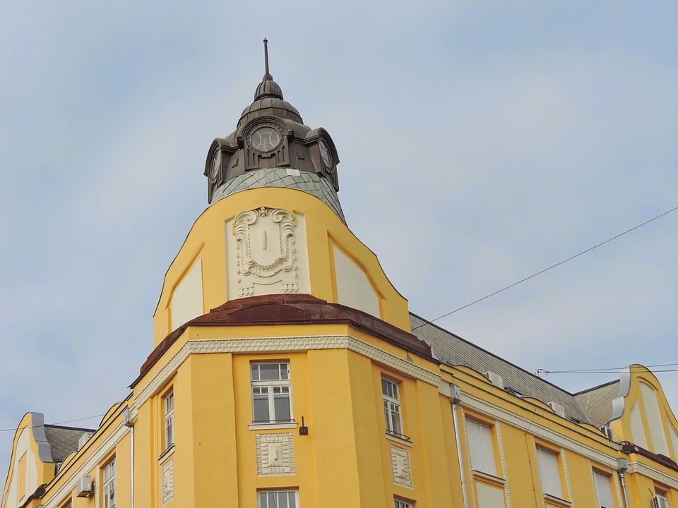 Church building tower
