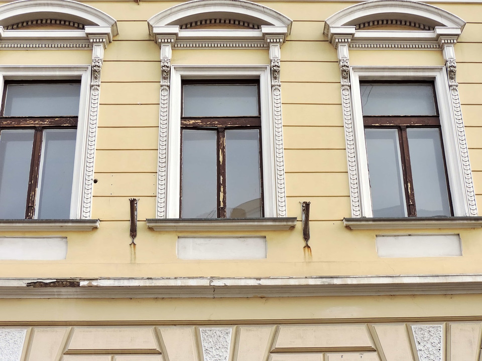 Baroque building window