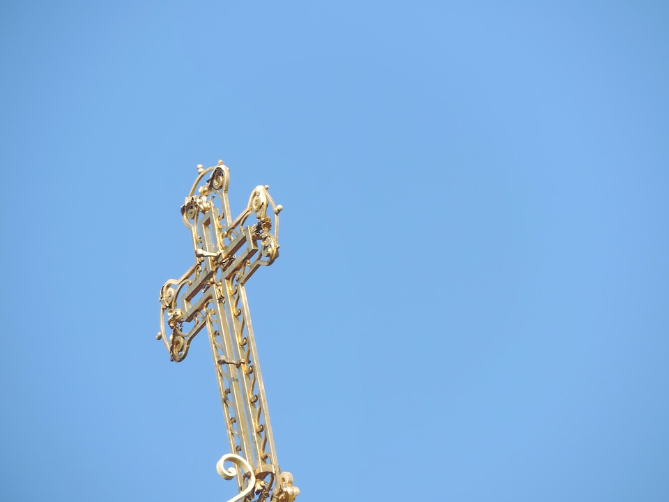 Byzantine cross gold