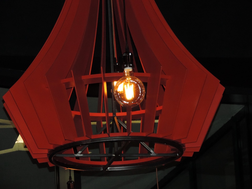 Art chandelier handmade