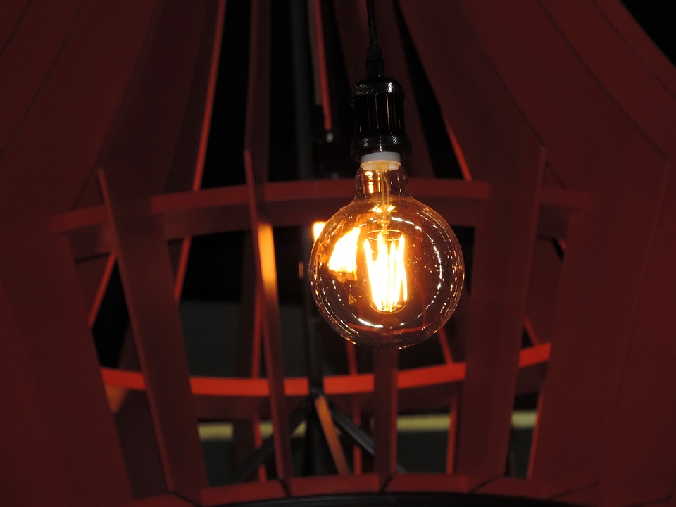 Handmade chandelier candle