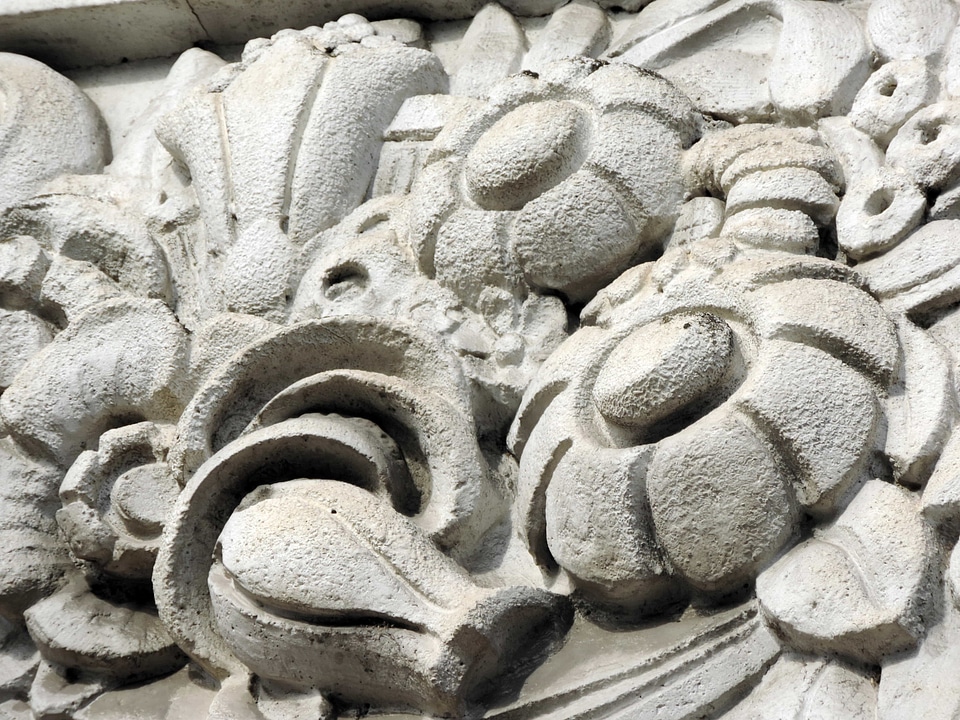 Baroque detail relief