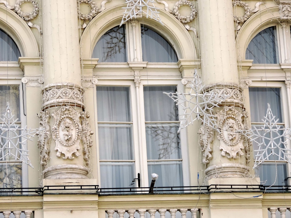 Baroque building facade photo