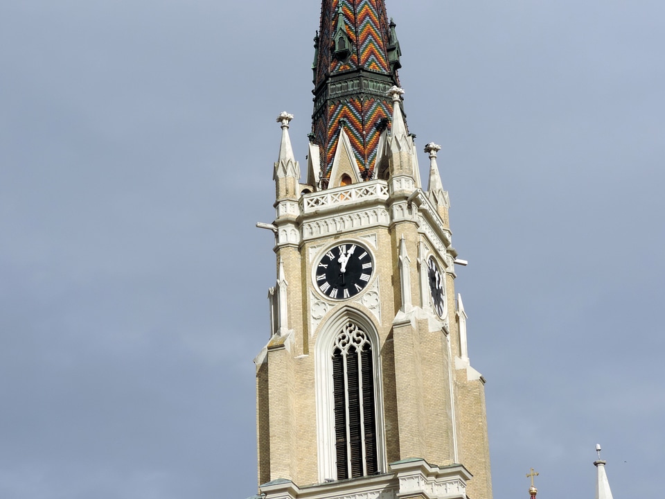 Catholic church tower Serbia