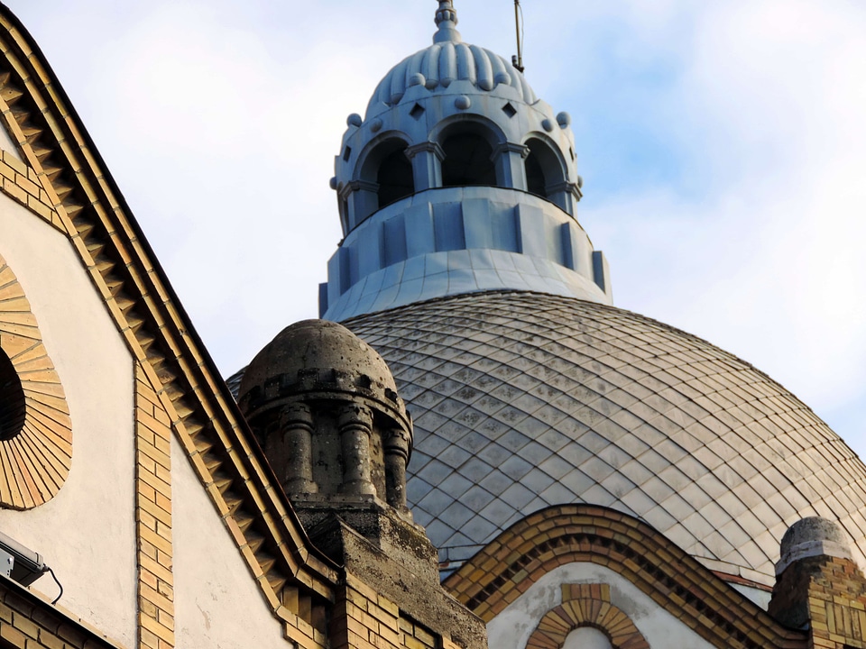 Blue Sky dome facade