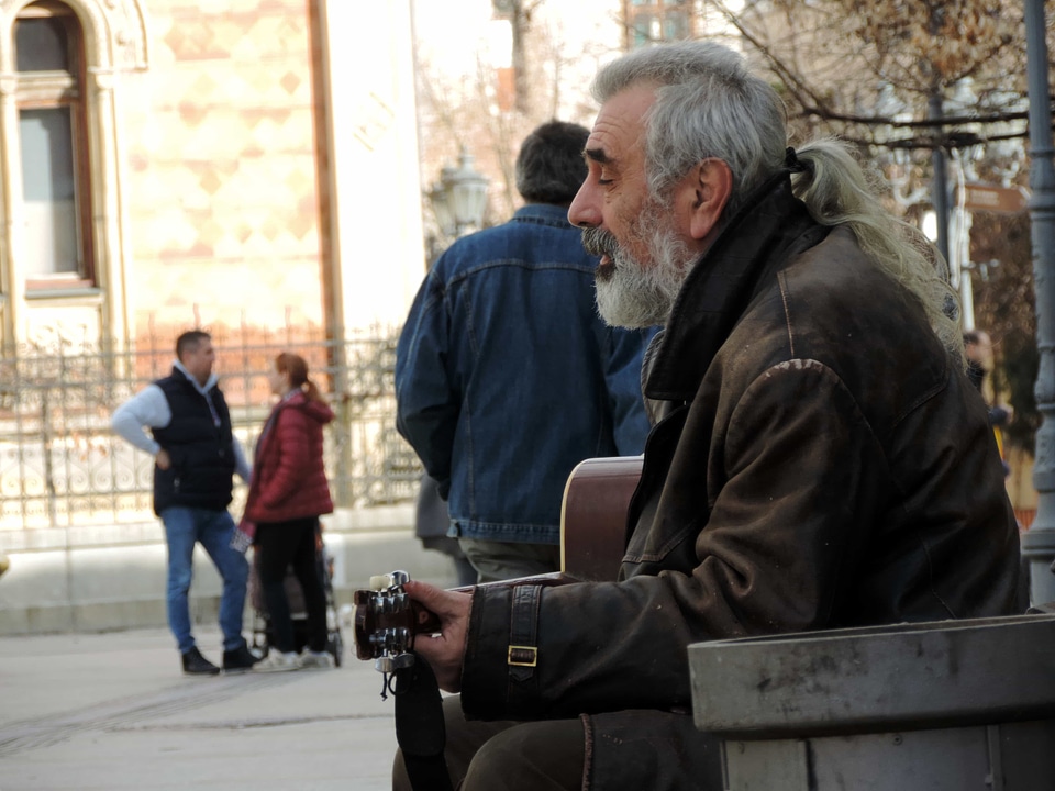 Guitarist musician man