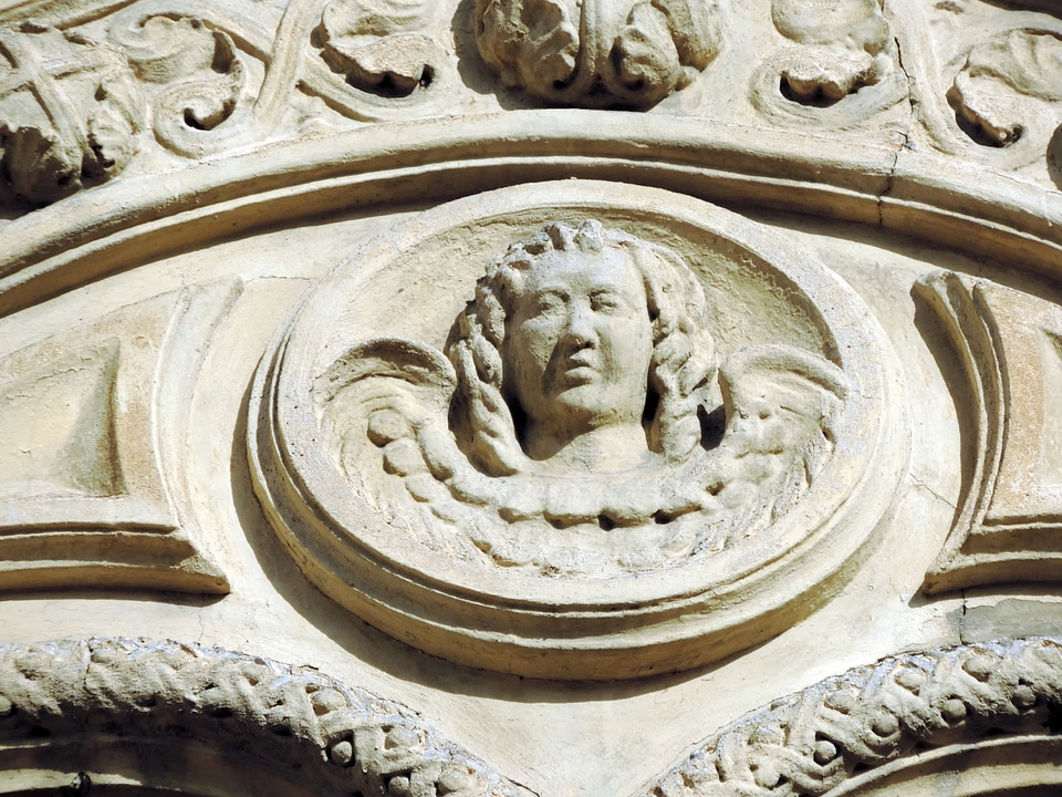 Baroque sculpture temple