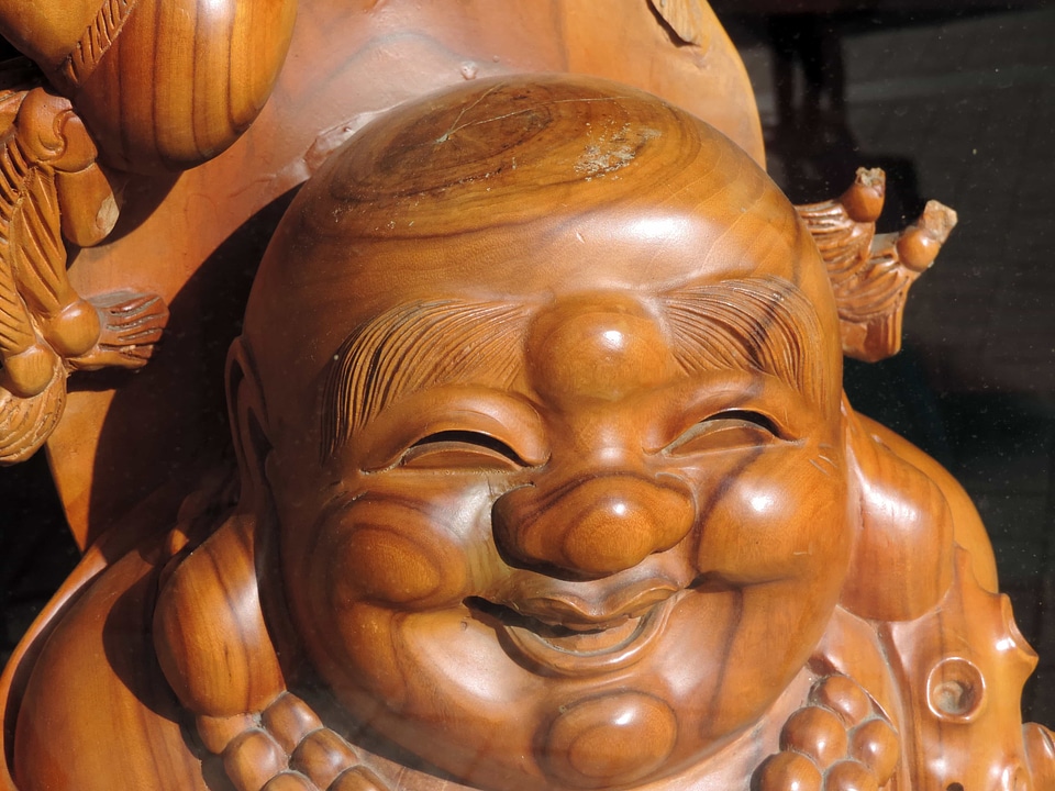 Buddha face religion