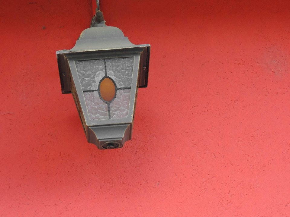 Cast Iron detail lamp