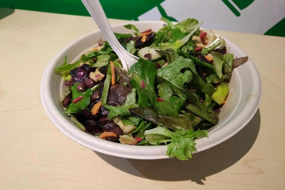 Salad salad bar spoon