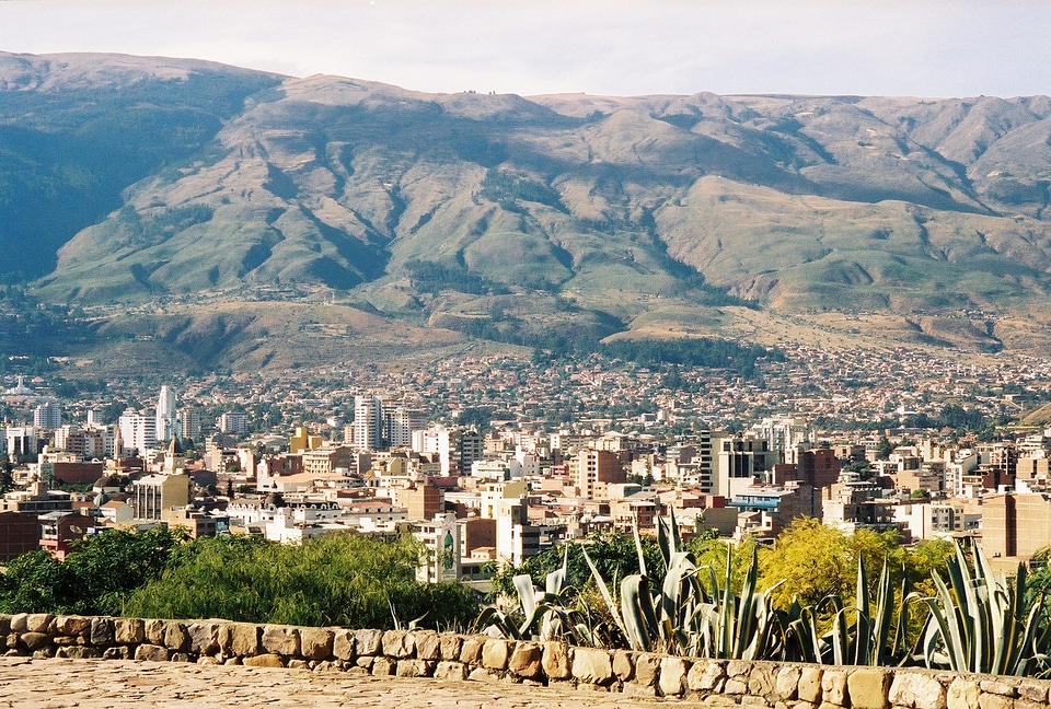 Landscape mountains south america