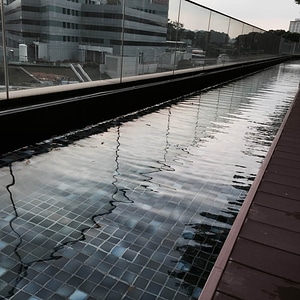 Balcony fence fence line