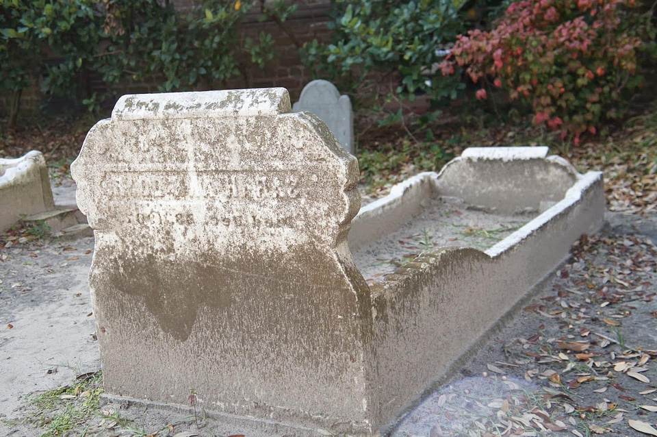 Funeral tombstone stone