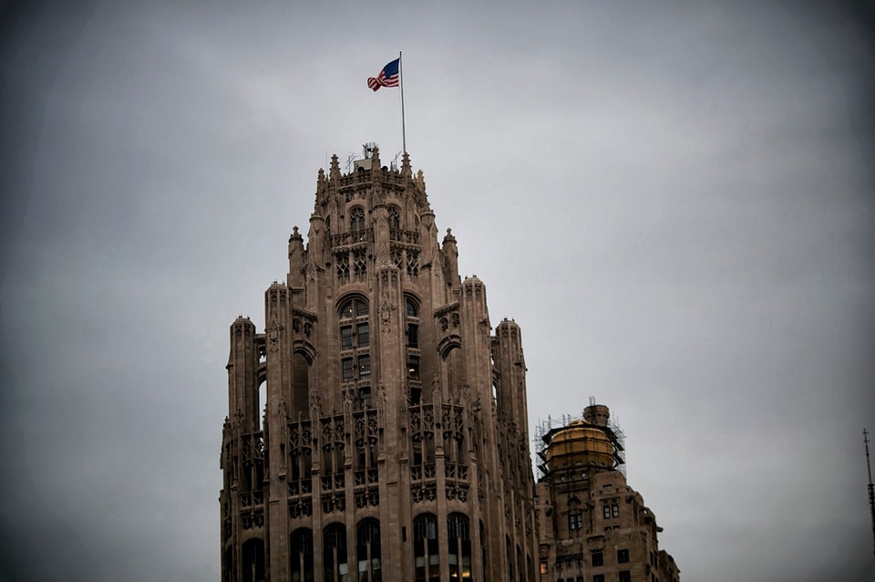 America flag parliament