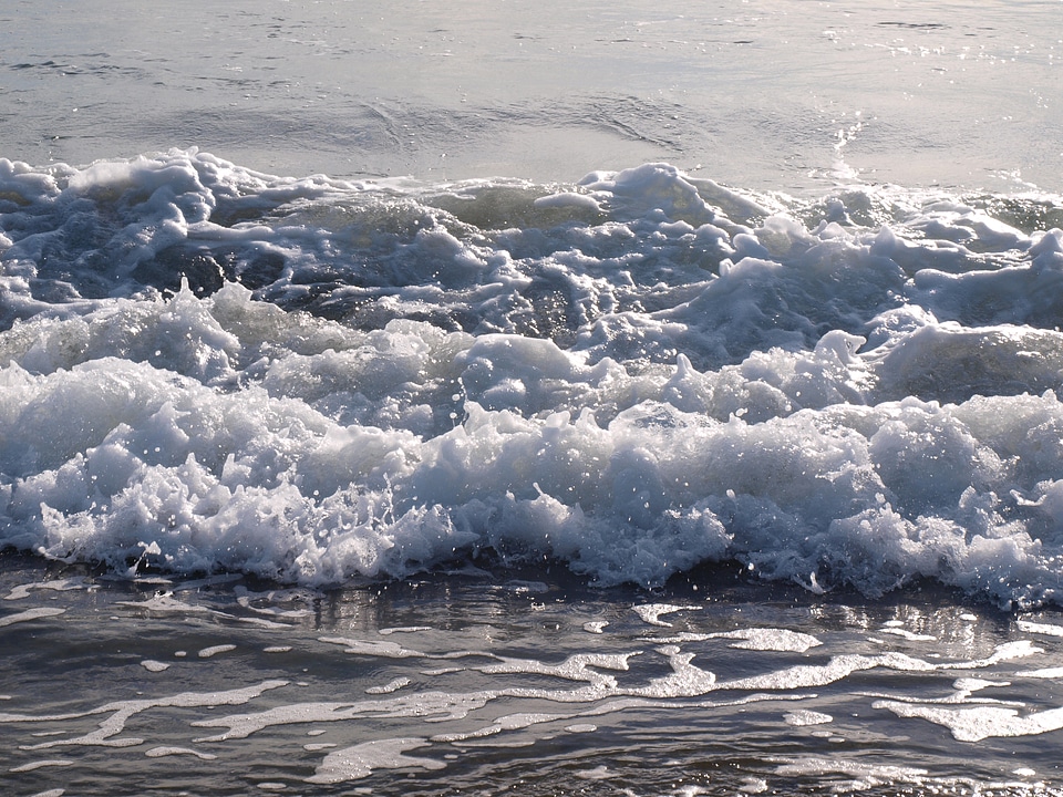 Ocean water grey