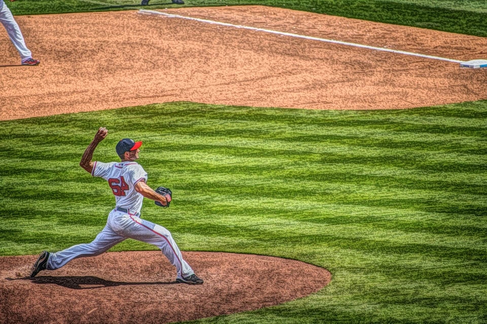 Baseball Team catching fine arts photo