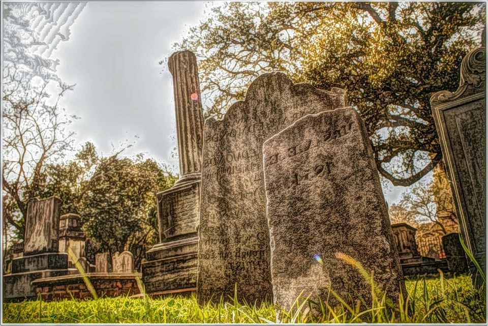 Cemetery grave gravestone