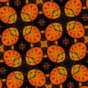 Arabesque ornament timepiece