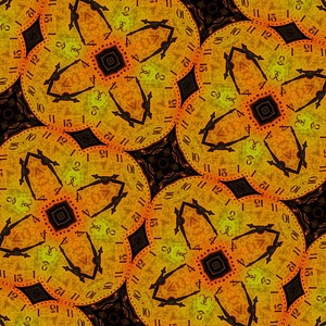 Arabesque circle shape
