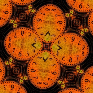Arabesque distorted shape geometric