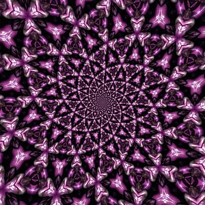 Arabesque distorted shape purple photo