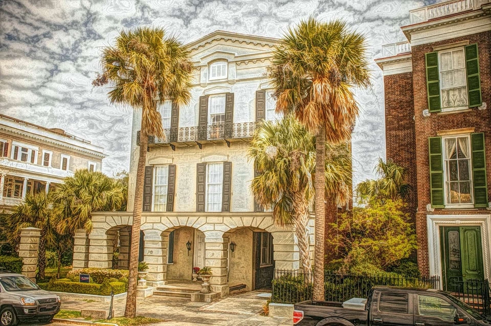 Photomontage house architecture